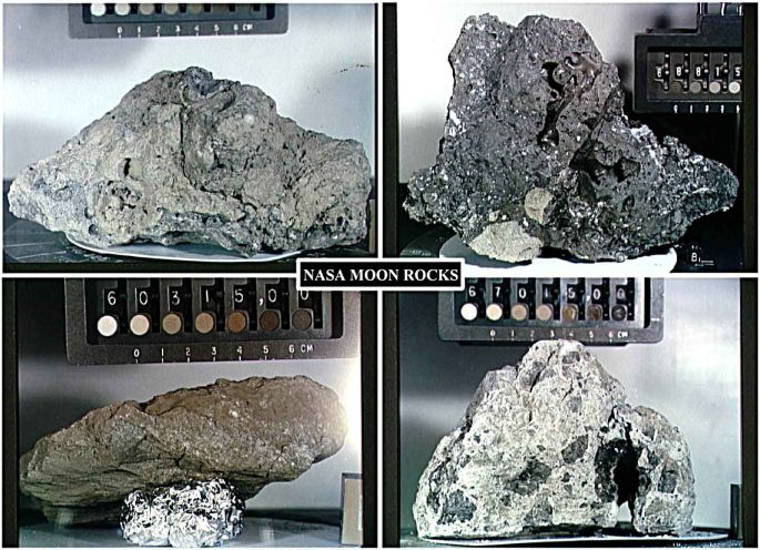 Piedras lunares, NASA